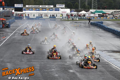 Heats in de regen